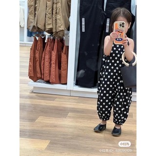 Xả Bộ jum chấm bi đen cho bé gái