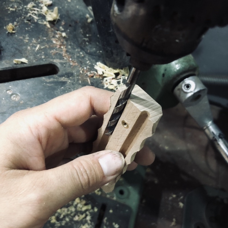 Tay nắm gỗ ấm nước snowpeak