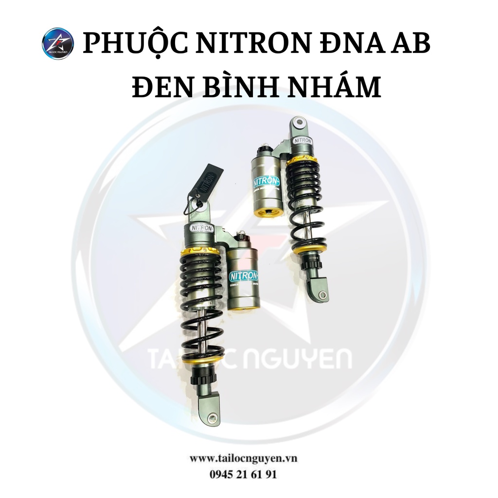 PHUỘC NITRON ĐNA ĐEN BÌNH NHÁM DÀNH CHO XE AB AIRBALDE