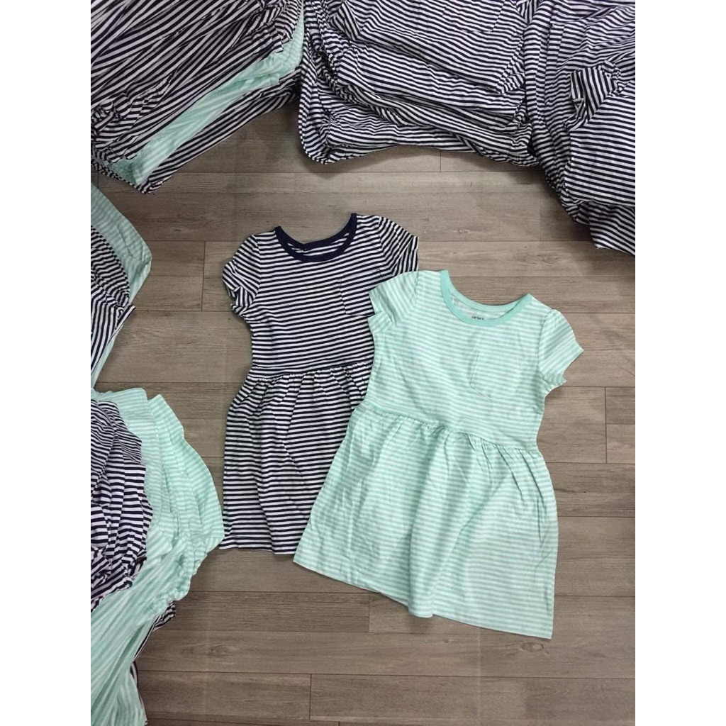 Váy bé gái xuất dư, vải cotton mềm