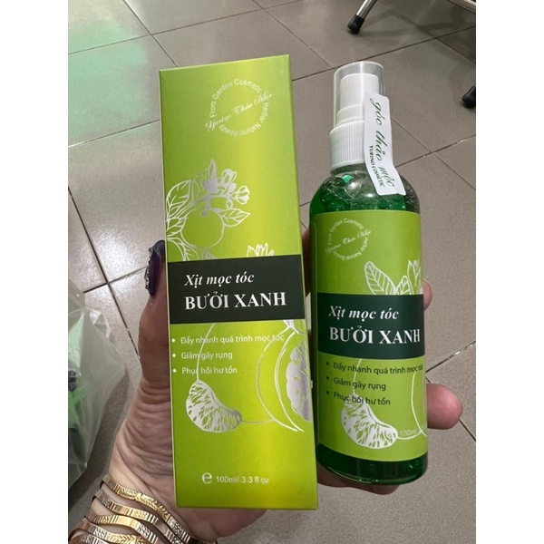 Xịt tinh dầu Bưởi xanh 100ml giúp kích thích mọc tóc