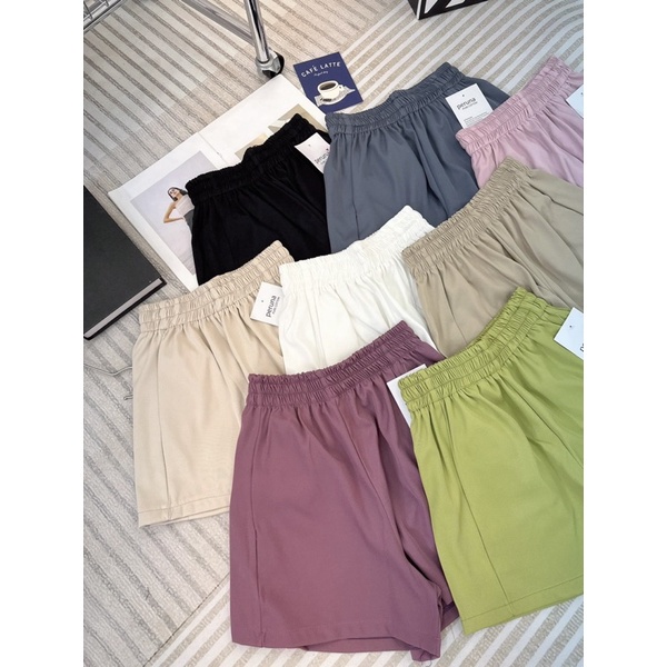 Quần short nữ, quần đùi nữ lưng chun chất phồng ống rộng cực mát freesize <60kg | BigBuy360 - bigbuy360.vn