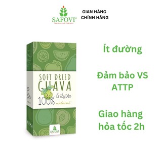 Ổi sấy dẻo safovi thơm lừng vị ổi, siêu ngon 100g/200g/500g | trái cây sấy safovi
