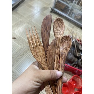 Chén bát gáo dừa, muỗng gỗ dừa ( thanh lý )