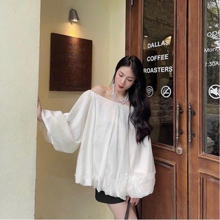 Áo trễ vai cánh dơi