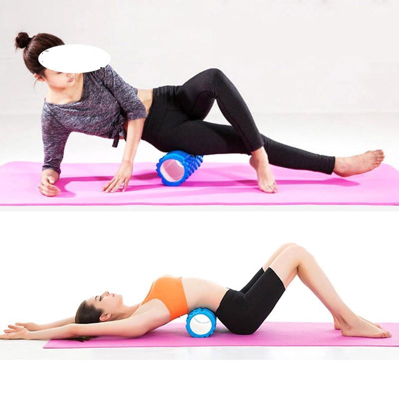 Con Lăn Foam Roller Massage Cơ Thể  Giãn Cơ Gym Fitness Yoga Txsport Cao Su Tự Nhiên An Toàn