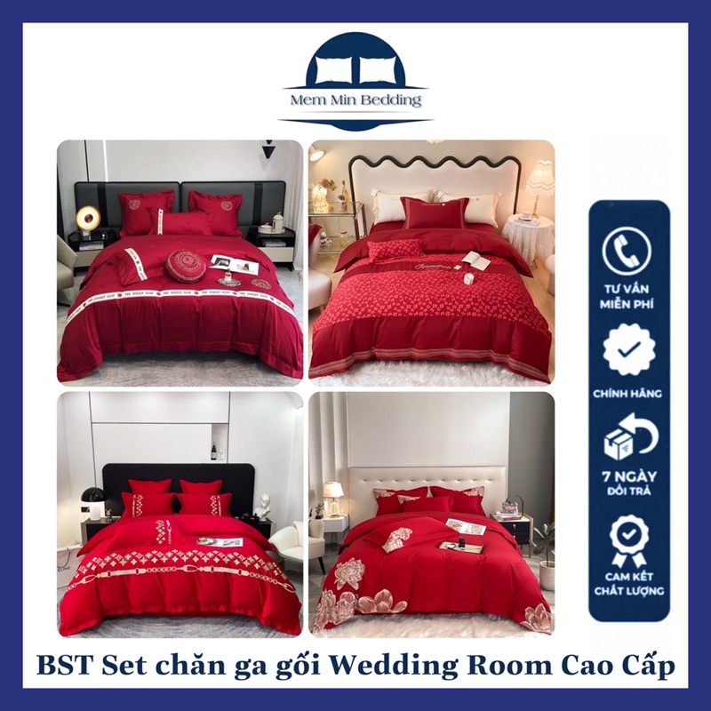 Tổng Hợp Các Mẫu Chăn Ga Cưới Cao Cấp Cập Nhập Liên Tục- Memminbedding