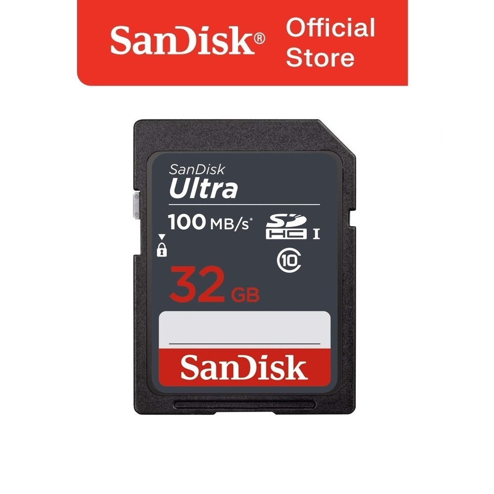 Thẻ nhớ SD Sandisk Ultra GN3 32GB 100MB/s UHS-I (cho máy ảnh)