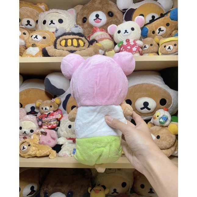 Gấu bông Rilakkuma cosplay xiên que 3 màu