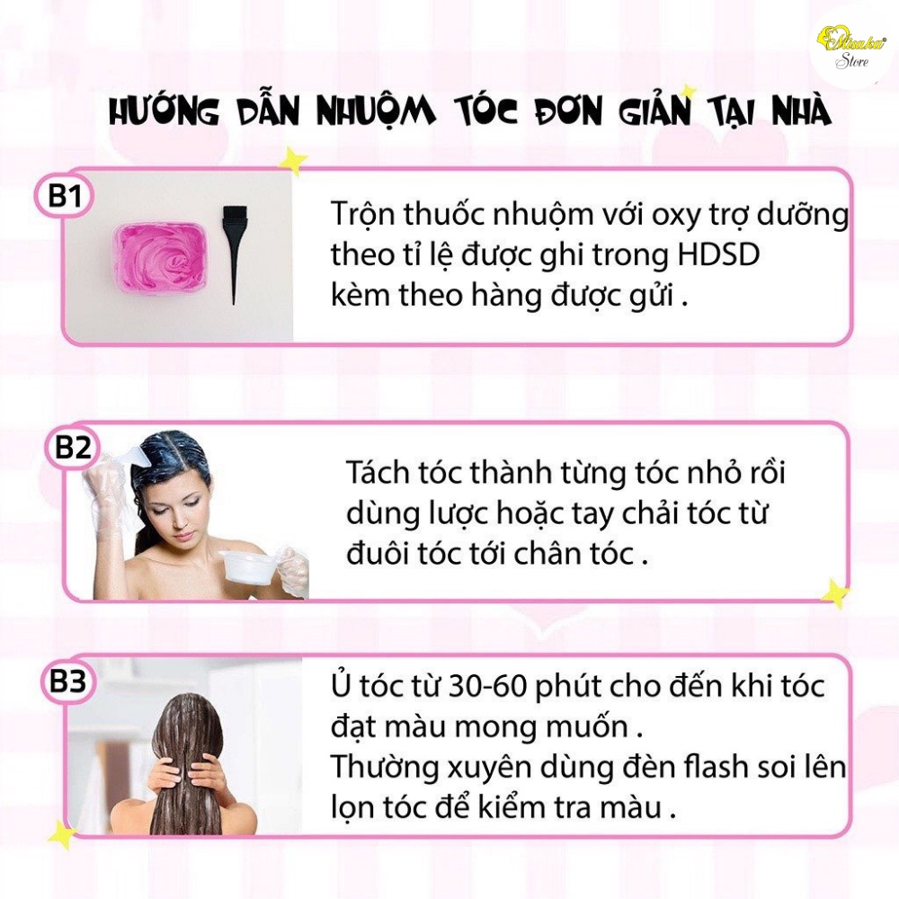 Thuốc nhuộm Lavox 3D Nano Collagen full màu