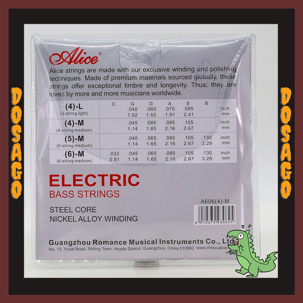 Chính hãng - Dây đàn Alice A606 dành cho đàn bass