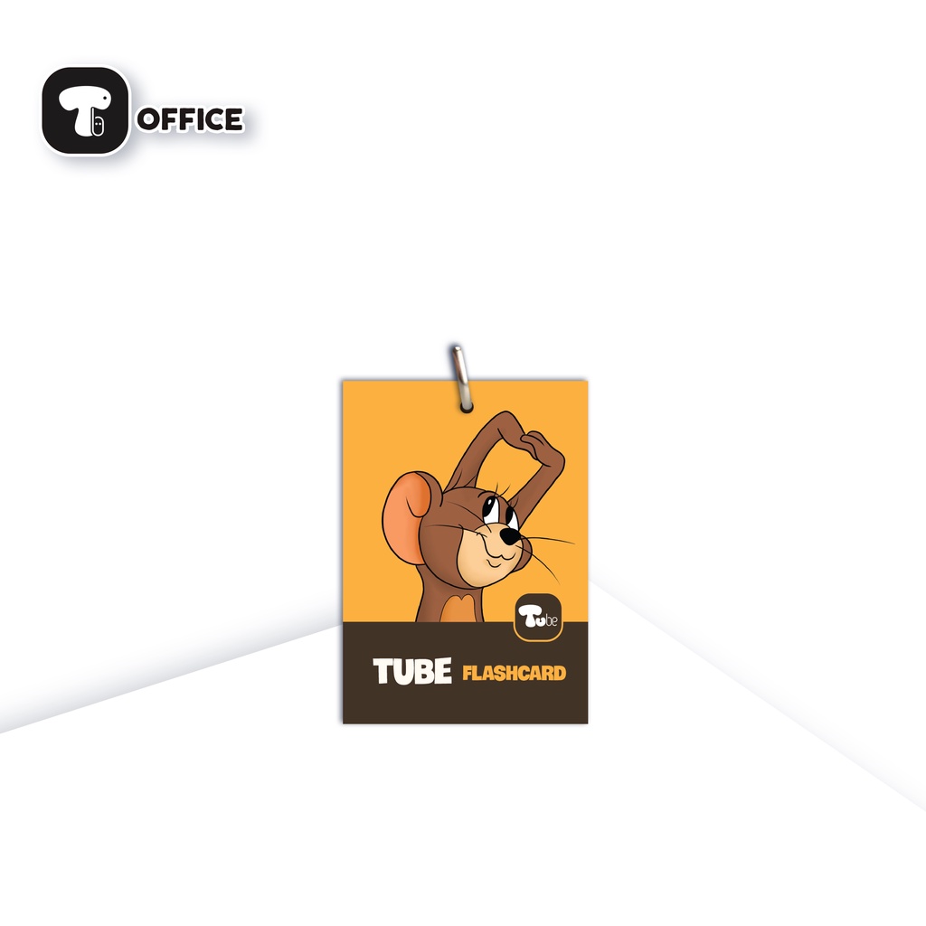 Thẻ FlashCard Học Từ Vựng TB - Tube Flashcard (Hình Ngẫu Nhiên)- TB0004