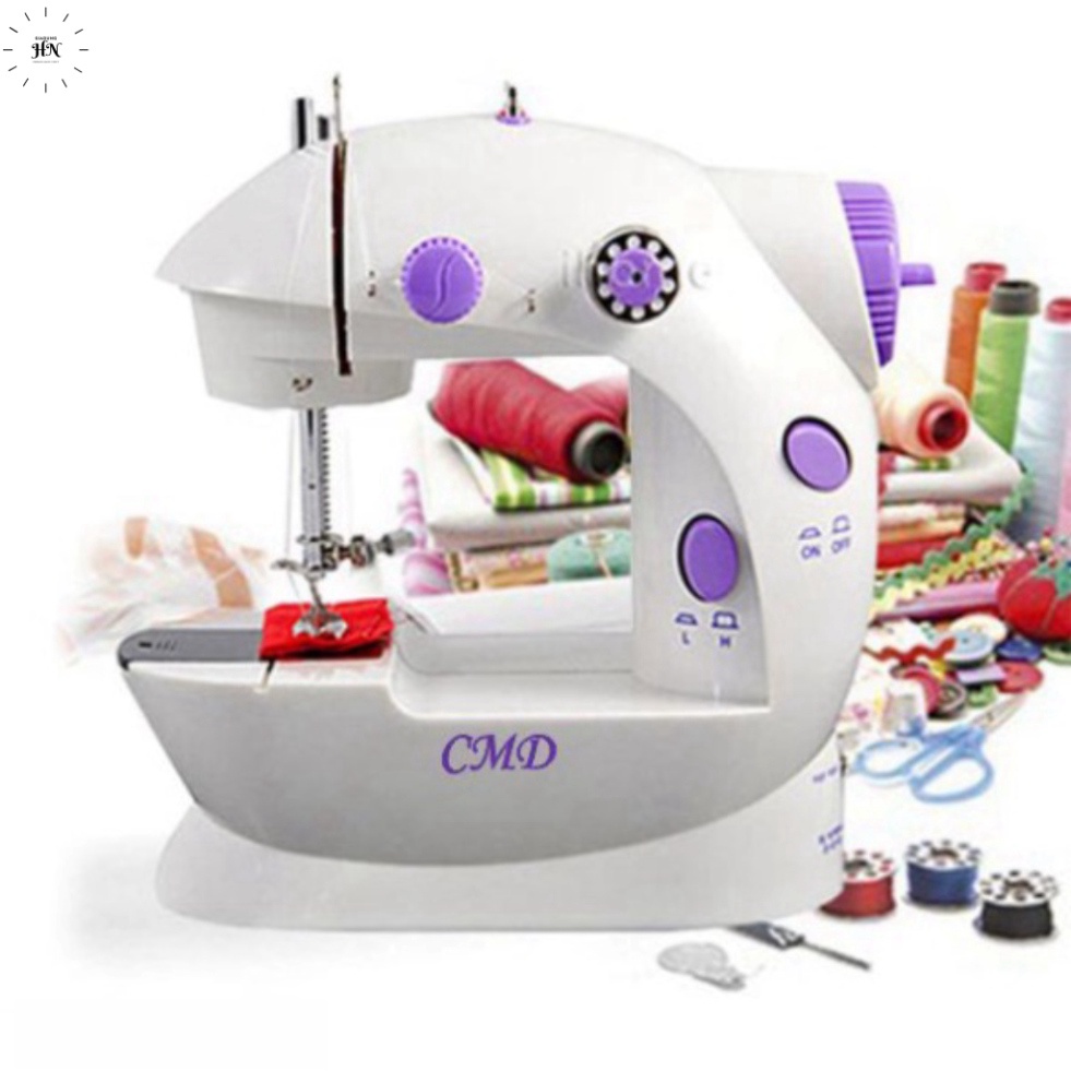 Máy May Mini Để Bàn Gia Đình - Máy Khâu Cầm Tay Mini Gia Đình Siêu Tiện Lợi HN
