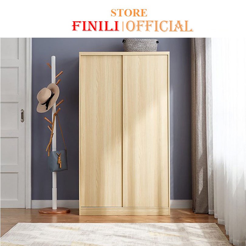 Tủ ảo cửa lùa trượt FINILI gỗ công nghiệp cho căn hộ mini khách sạn FINILIO235.9