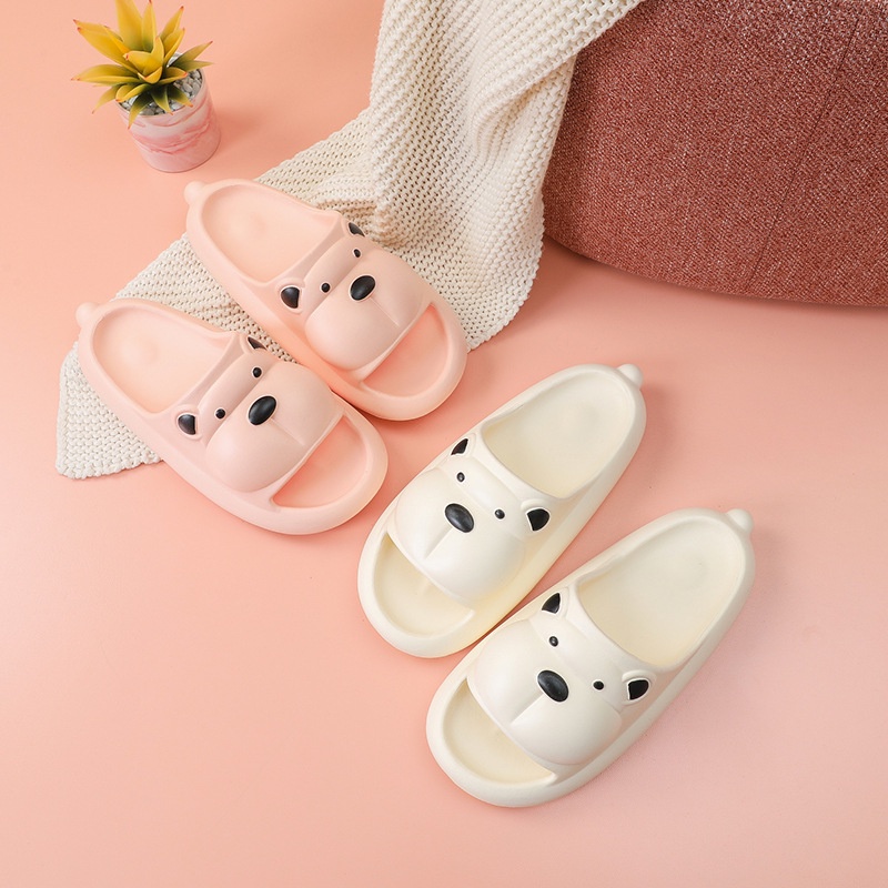 Dép Mềm Chống Trượt Họa Tiết Hoạt Hình Xinh Xắn Theo Phong Cách Mùa Hè