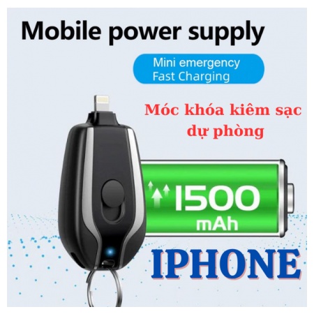 Móc Khóa Kiêm Sạc Dự Phòng Yj-100 ( 1.500mpa ) Sạc Iphone