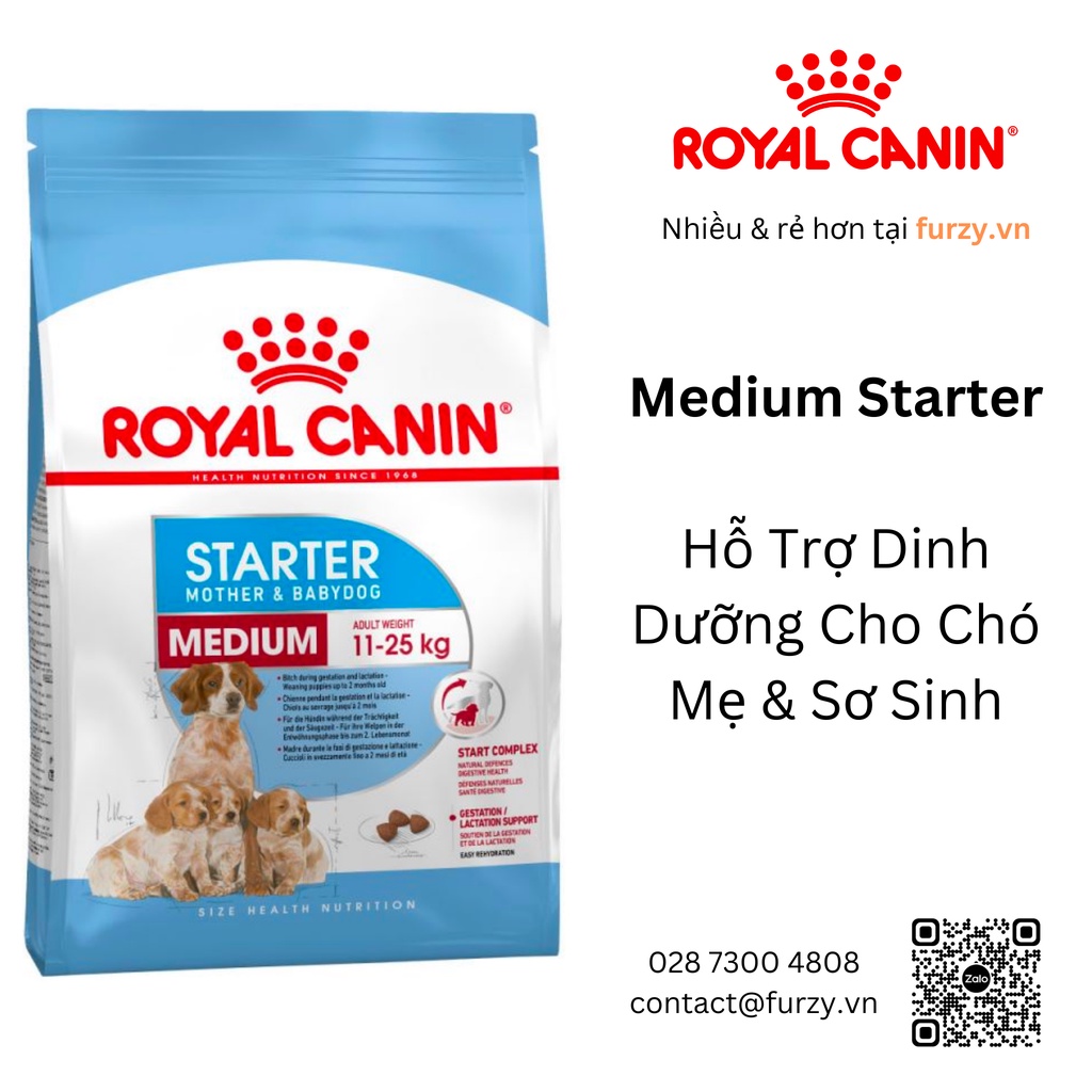 Royal Canin Thức Ăn Hạt Cho Chó Mang Thai & Sơ Sinh (