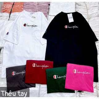 Áo cotton khô chữ thêu, Áo 3158 freesize 40-70kg