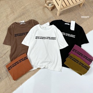 Áo phông in chữ basic 302AP7