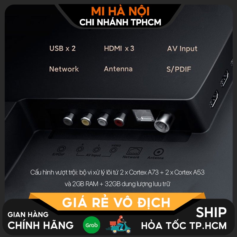 Tặng giá treo-Smart Tivi Redmi X65 65 inch - Hỗ trợ 4K, tấn số quét 120HZ