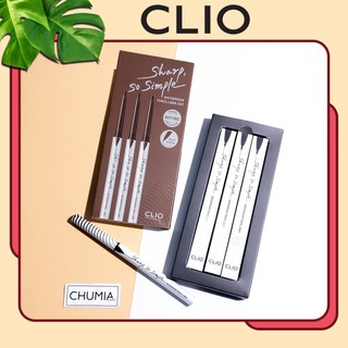 Bút chì kẻ mắt CLIO SHARPSO SIMPLE không trôi lâu trôi chống nước trang điểm mắt bộ trang điểm chính hãng KM chumia