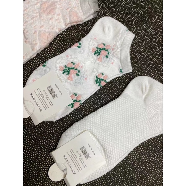 CÓ SẴN - TẤT HOẠ TIẾT DÂU CỔ NGẮN CO DÃN SIÊU THÍCH