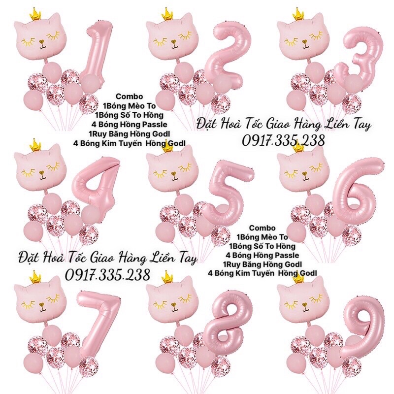 Bóng Combo kèm Bóng Và số Siêu Tiện Lợi Siêu Hot