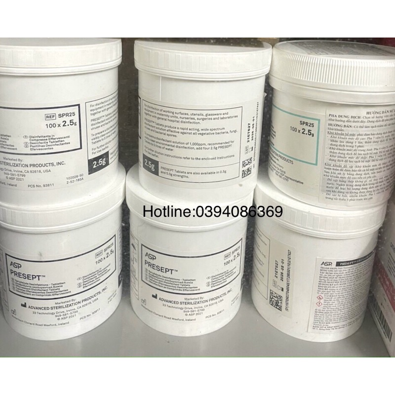 Viên Sát Khuẩn Presept 2.5g