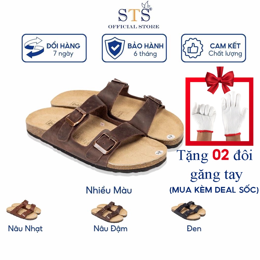 Dép đế trấu nam nữ quai ngang Birken Bioline Unisex- Hàng Cao cấp Xuất Khẩu-Sts Store-D01