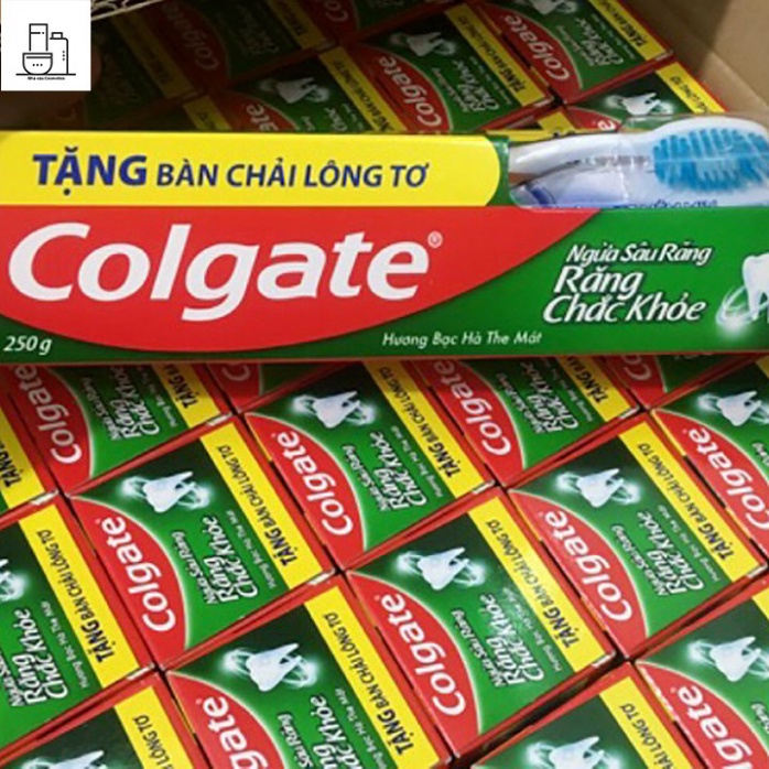 Kem Đánh Răng Colgate Bạc Hà Mát Lạnh 225g Tặng Bàn Chải Lông Tơ - Shop nhím yêu