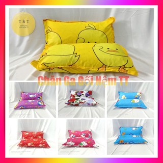 Gối Nằm Cho Người Lớn - Ruột Gối Kèm Vỏ Giá Rẻ - Nhiều Mẫu - Gối Bao Vỏ Cotton