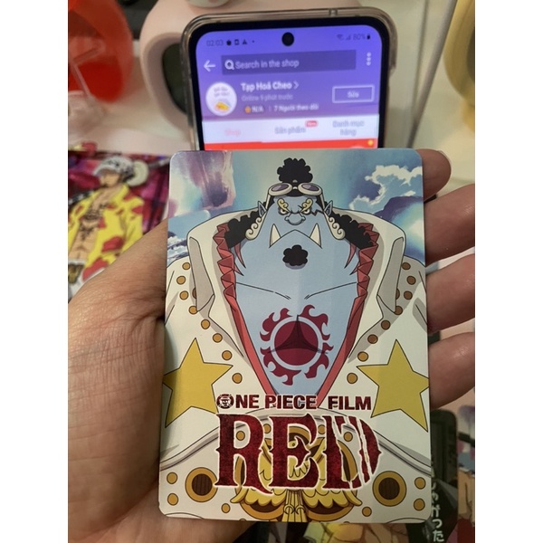 Thẻ Card One Piece Film Red CGV