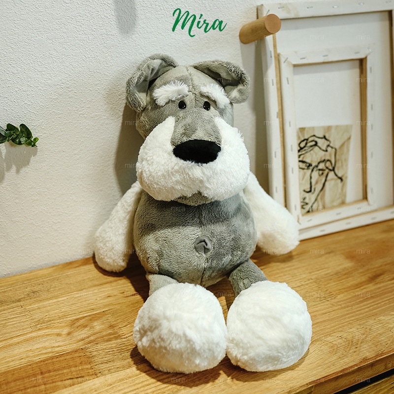 Gấu Bông Chó Bông Cao Cấp 35cm Thương hiệu NICI Búp Bê Thú Nhồi Bông Quà Sinh Nhật  MIRA-GB28025