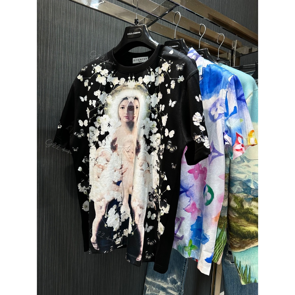 Áo T-shirt Givenchy họa tiết đức mẹ LA on web [ Luxury Shop ]