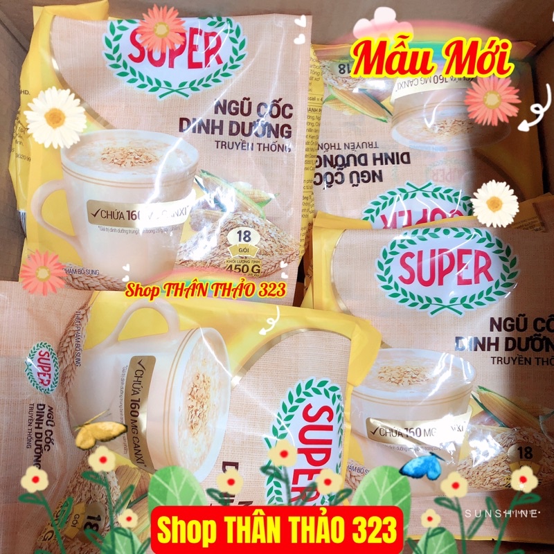 Ngũ Cốc Dinh Dưỡng SUPER 450g- Hàng Nhập Khẩu 100% Malaysia