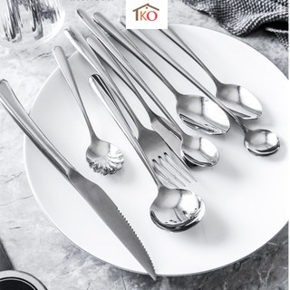 Bộ dao thìa dĩa inox 304 cao cấp 4 món