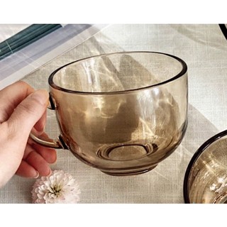 Ly Hổ Phách - Ly Thủy Tinh 450ml