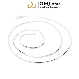 Dây chuyền lụa Ý mỏng nhẹ siêu sáng siêu sang ( dây k kèm mặt ) bạc 925 cao cấp