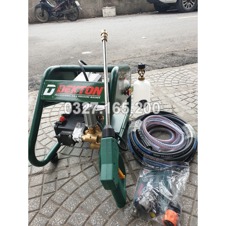 Máy Rửa Xe 2350W Dekton DK-HPW2350, Hàng Mới Về, Sản xuất 2022, Bảo hành 12 Tháng