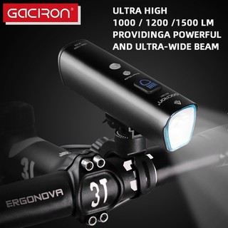 Đèn pin gaciron xe đạp thông minh gaciron v9m-1000/1500lm chính hãng