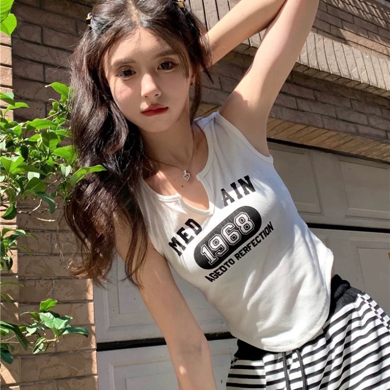 Áo 3 lỗ nữ style - Bra Nữ 2 Dây Bản To Dáng Lửng Có Đệm Ngực Trend Mới nội y xanh - chất mát