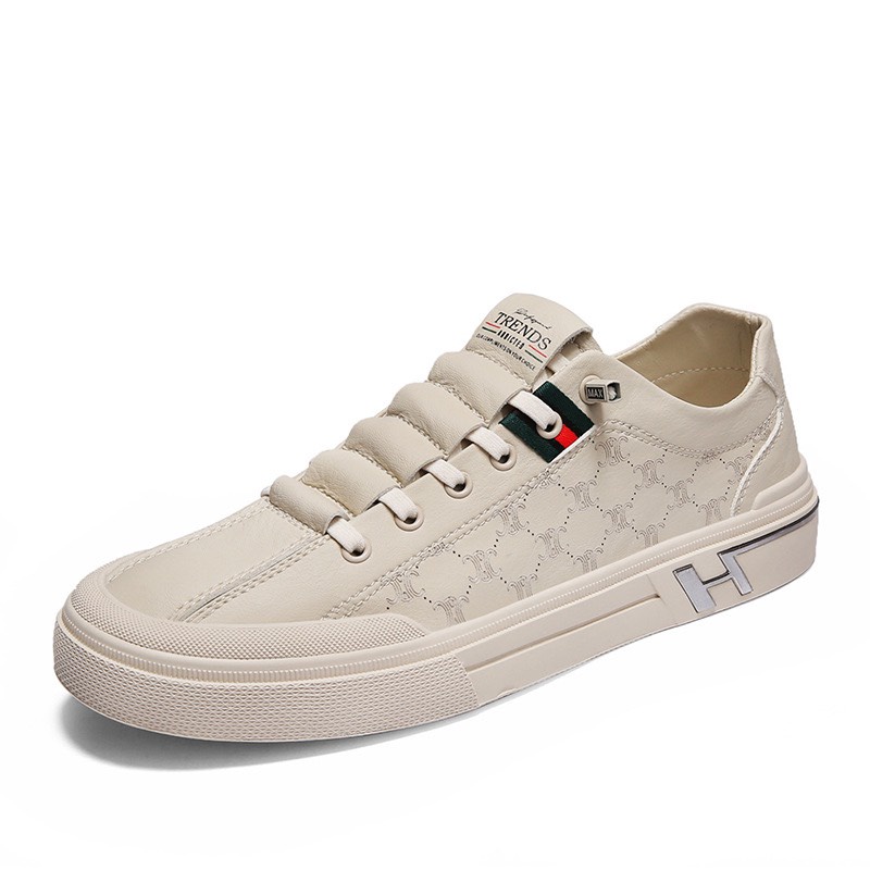 Giày thể thao nam, Giày nam da chữ H - ck201