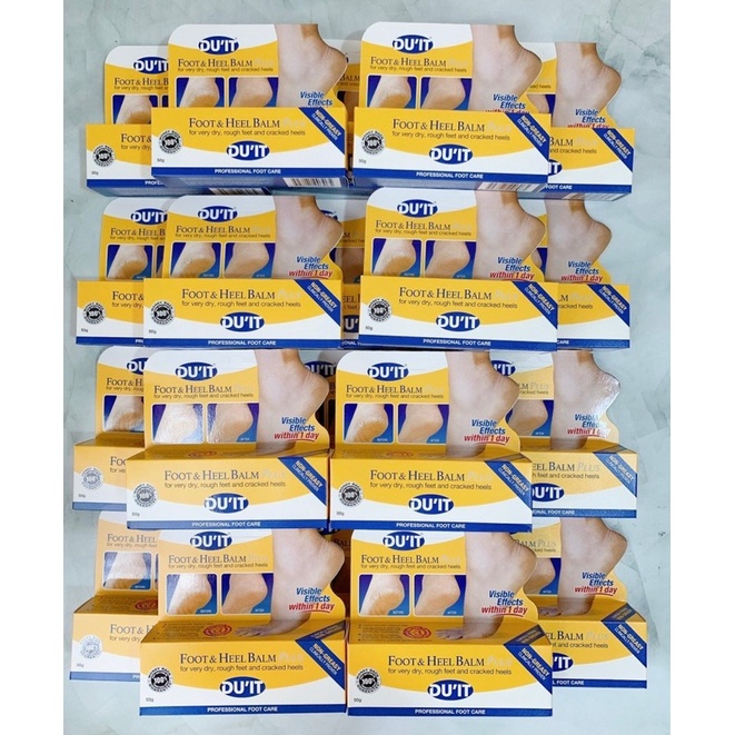 Kem dưỡng và nứt gót chân DU'IT Foot & Heel Balm Plus Dry Skin Foot Cream 50g