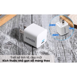 Củ Sạc Anker PowerPort 3 Nano 20W IQ3 - A2633 (Bảo Hành 18T)
