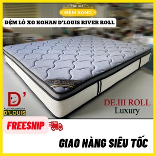 Nệm lò xo túi cuộn kohan d'louis river roll 27cm đệm lò xo túi độc lập - cho giấc ngủ cân bằng, trọn vẹn và thư thái