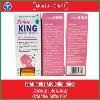 Pulmoking Pulmo King 30ml Giảm ho gió, ho khan, ho có đờm, ngat mũi - Yes