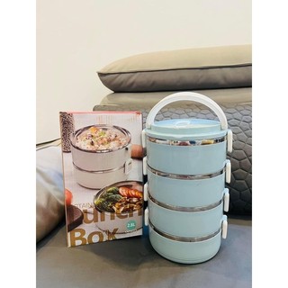 Hộp Đựng Cơm Cặp Lồng Cơm Giữ Nhiệt Inox 4 Tầng