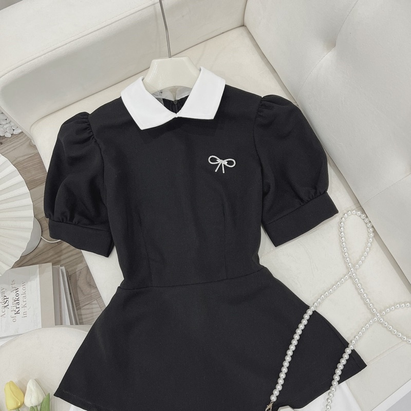 BLACKCHIC SET TIỂU THƯ KÈM TAG NƠ | BY 25.HOUSING