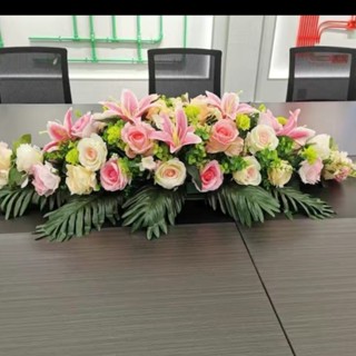 Lẵng Hoa Giả Để Bàn Họp Trang Trí Văn Phòng, Lẵng Hoa Hội Nghị, Hội Thảo, Nhà Hàng, Cưới Hỏi Gh-16