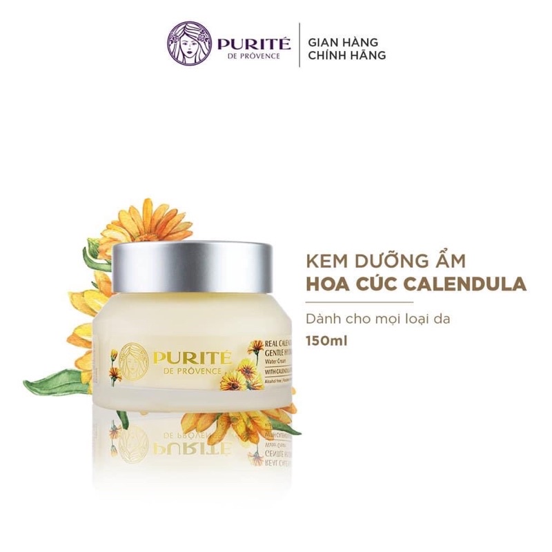 Kem Dưỡng Hoa Cúc Purité Real Calendula Gentle Hydrating Water Cream